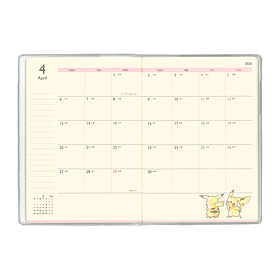 Agenda B6 · Pikachu Pattern 2026