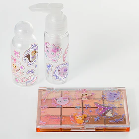 Set Stickers Transparentes · Cuties 
