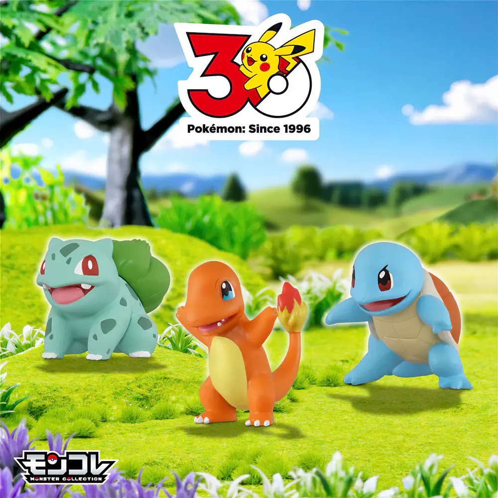 Set 3 Iniciales · Región Kanto - Vista del producto