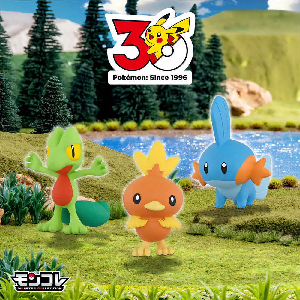 Set 3 Iniciales · Región Hoenn - Vista del producto
