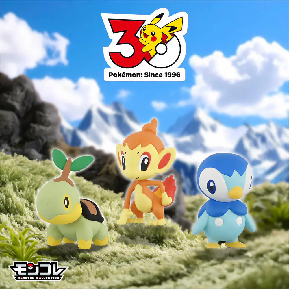 Set 3 Iniciales · Región Sinnoh - Vista del producto