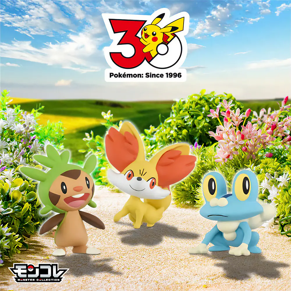 Set 3 Iniciales · Región Kalos - Vista del producto