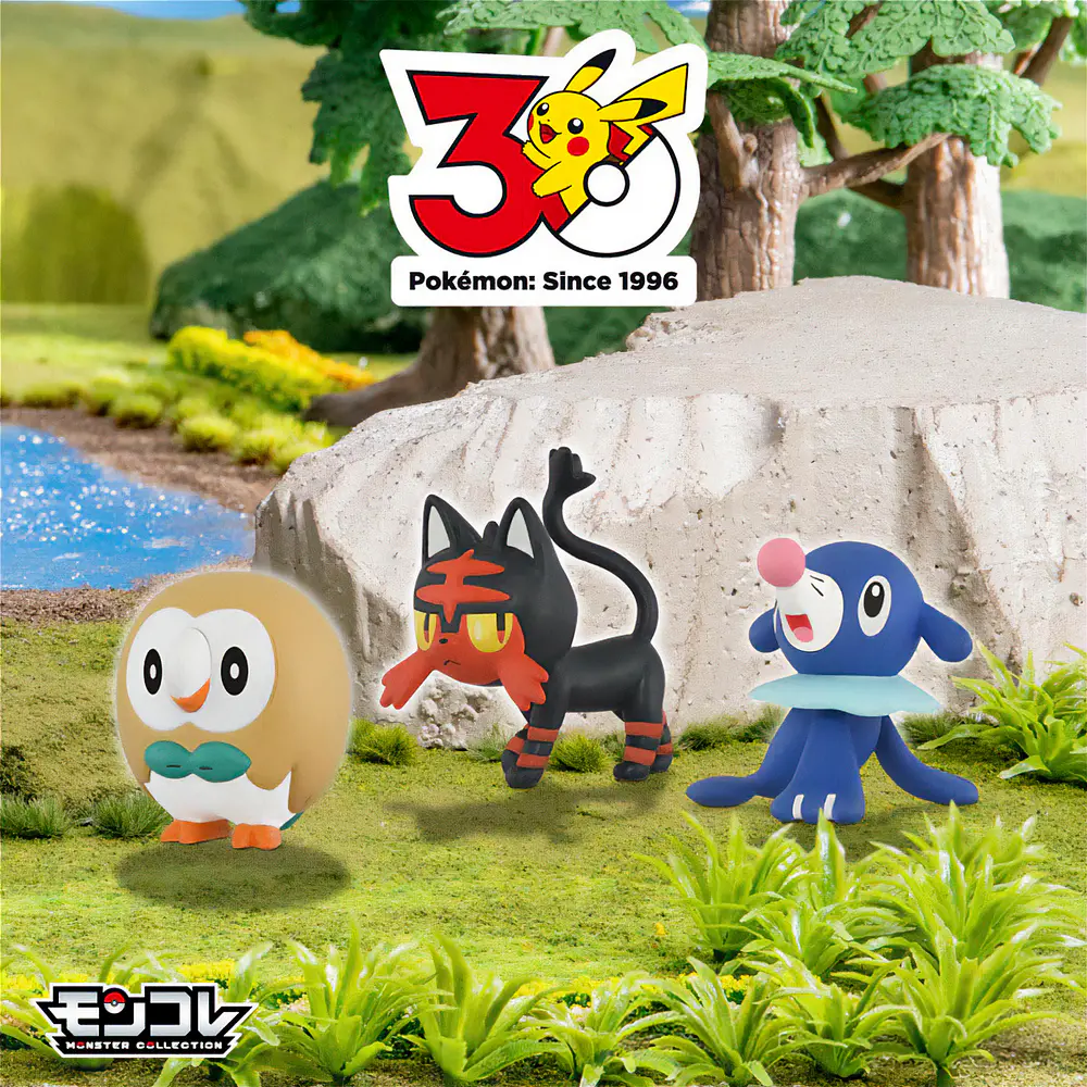 Set 3 Iniciales · Región Alola - Vista del producto