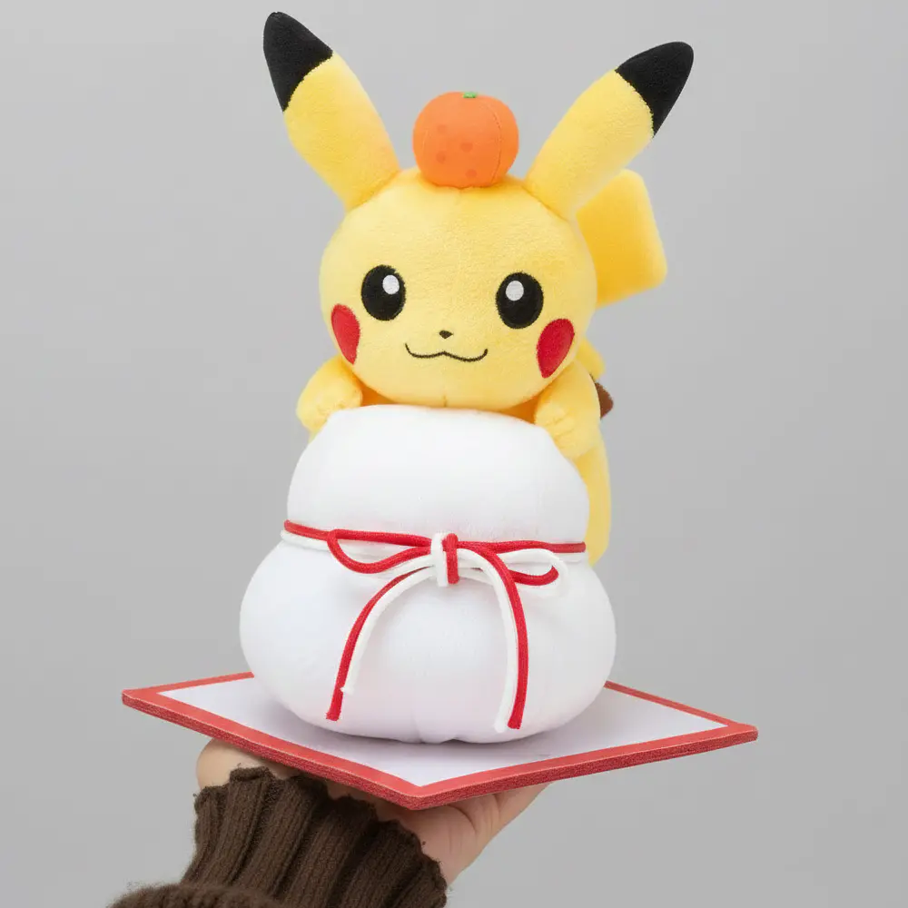 Peluche · Kagami Mochi · Pikachu - Vista del producto