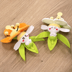 Peluche Mascota · Flabébé Flor Naranja