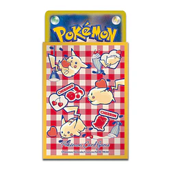 Protector Cartas · Pikachu & Hearts Orange - Vista del producto