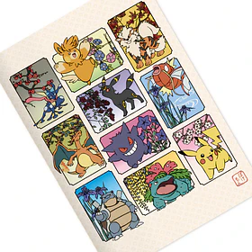 Cuadernillo A5 · Pokémon Patrón Japonés