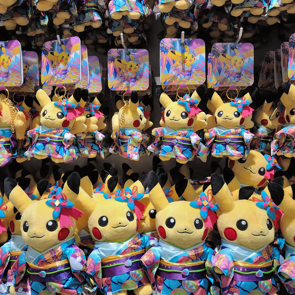 Peluche · Kimono Pikachu ♀ - Vista del producto