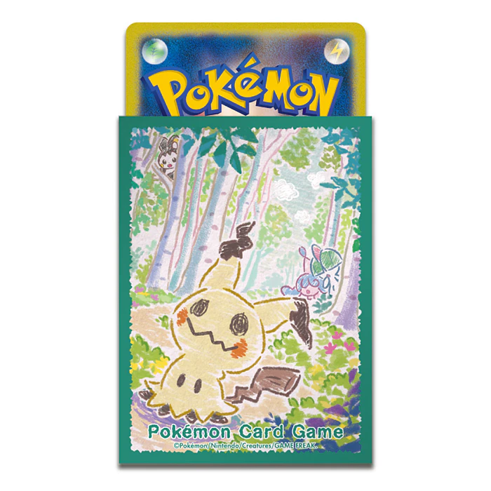 Protector Cartas · Crayon Mimikyu Green 2