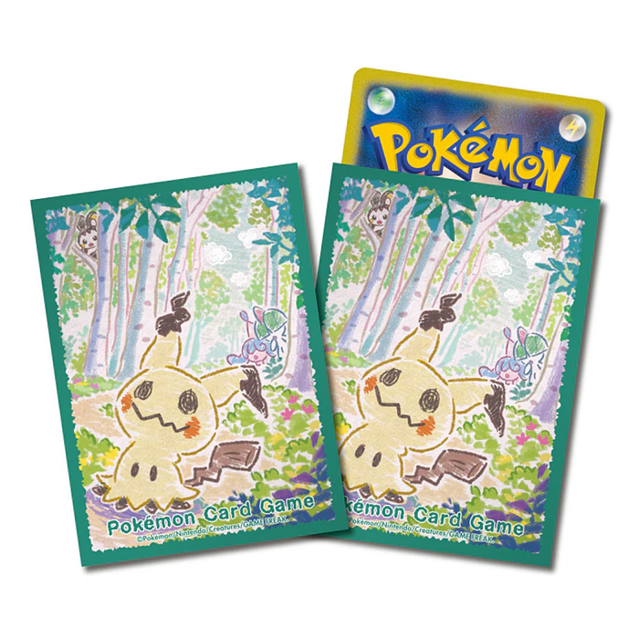 Protector Cartas · Crayon Mimikyu Green 1