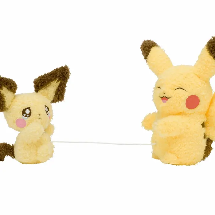 Peluche Retráctil · Pichu y Pikachu 1