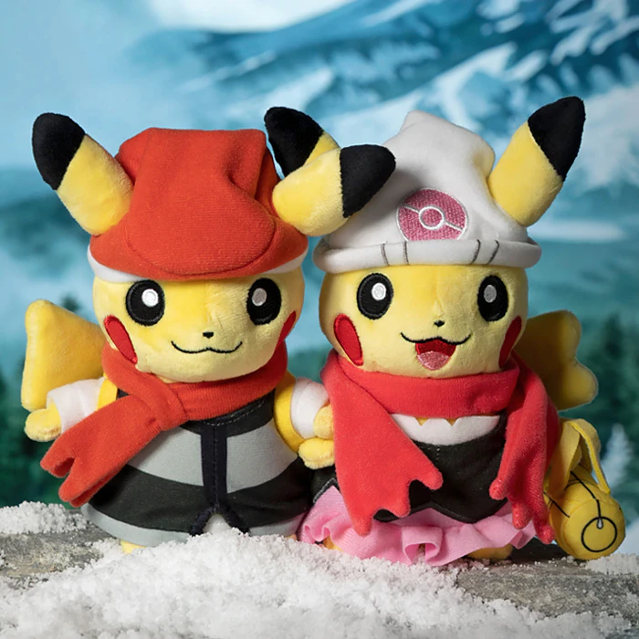 Peluche Pareja · Pikachu Sinnoh 2