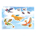 Adhesivos para Ventana · Flying Friends - Vista del producto