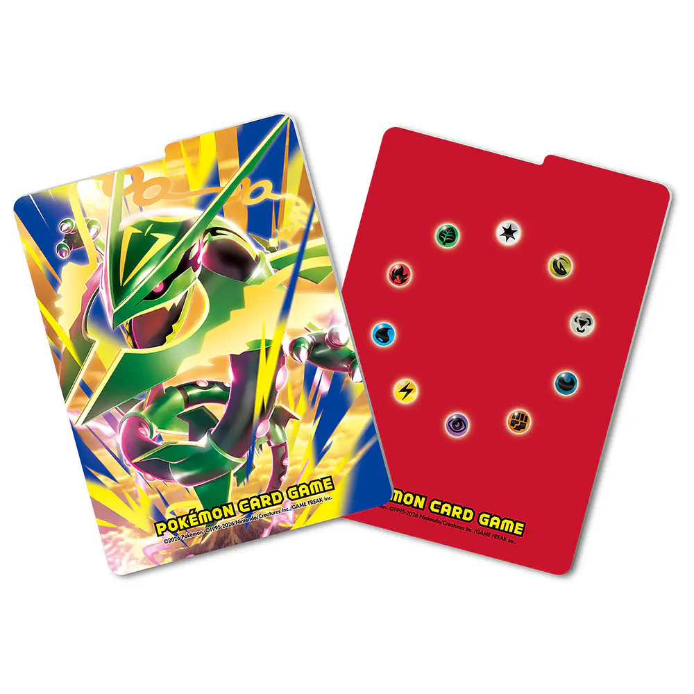 Caja Porta Mazo · Mega Rayquaza - Vista del producto