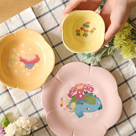 Bowl Flor Pequeño · Bellossom & Roselia