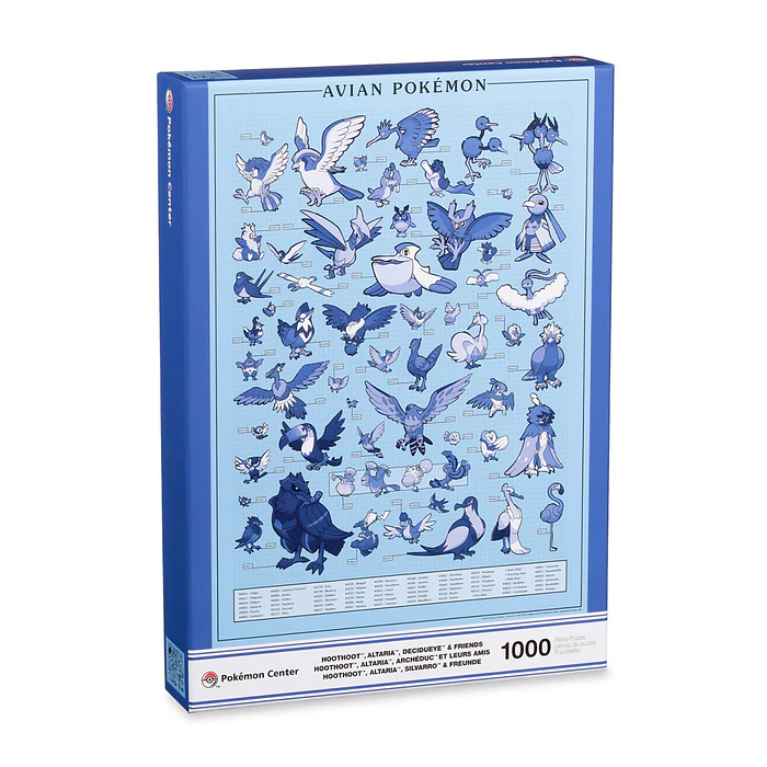 Puzzle 1000 pzs · Avian Pokémon 1