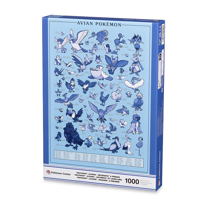 Puzzle 1000 pzs · Avian Pokémon 3