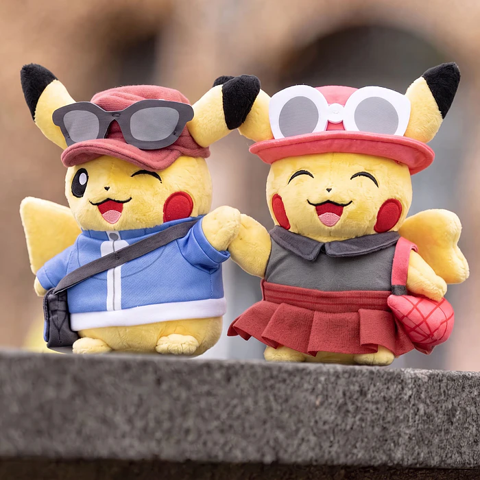 Peluche Pareja · Pikachu Kalos 2
