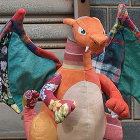 Peluche Charizard · Vintage Style
