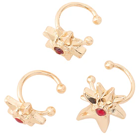 Set 3 Aros Ear Cuff · Staryu, Starmie y Mega Starmie
