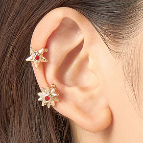 Set 3 Aros Ear Cuff · Staryu, Starmie y Mega Starmie