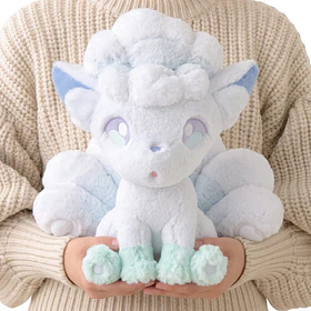 Peluche Fluffy · Vulpix de Alola · Grande