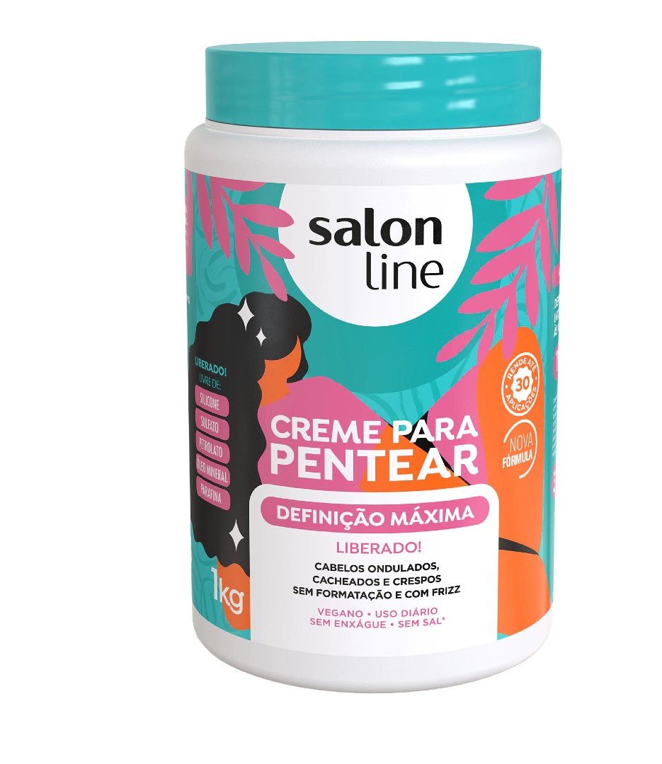 Crema de Peinar para Rizos Salón Line Definición Máxima Kg