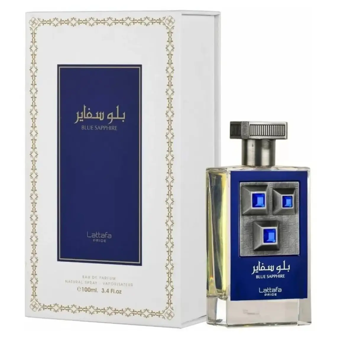 Lattafa Pride Blue Sapphire Unissexo Eau de Parfum 1