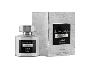 Lattafa Confidential Platinum Unissexo Eau de Parfum