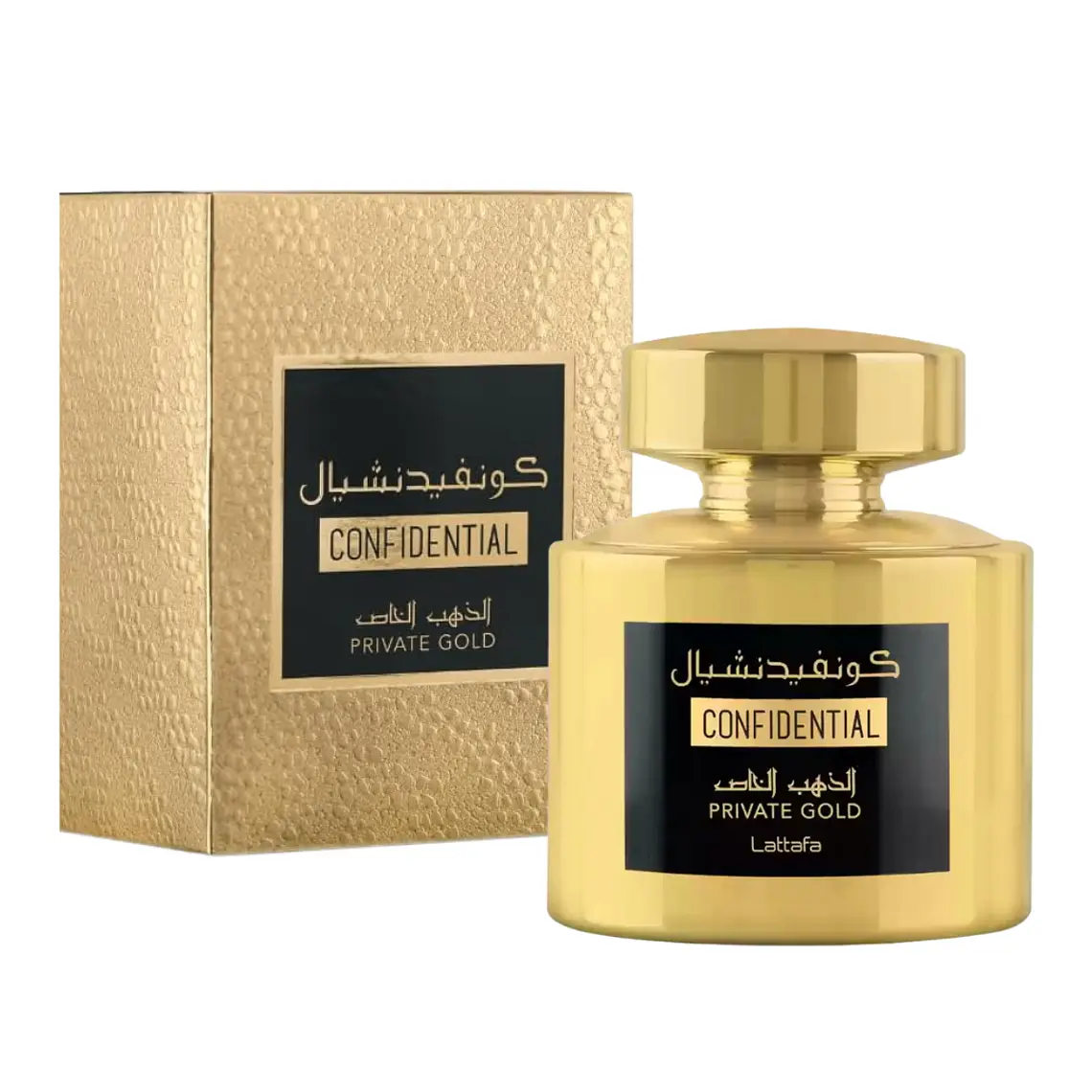 Lattafa Confidential Private Gold Unissexo Eau de Parfum 1