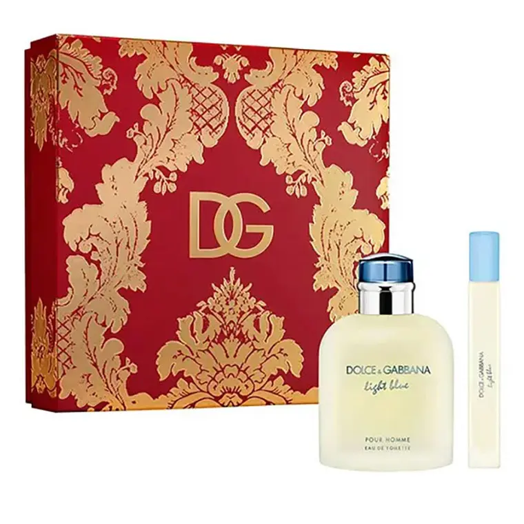 Coffret Dolce & Gabbana Light Blue Man Eau de Toilette 125ml + Eau de Toilette 10ml 1