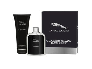Coffret Jaguar Classic Black Eau De Toilette 100ml and Gel de banho 200ml para homem