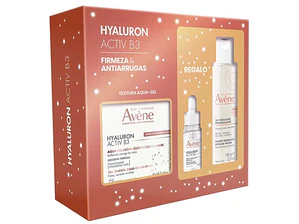 Coffret Avene HYALURON ACTIV B3 AQUA GEL - CREAM + MICELLAR WATER + SERUM 3 Itens
