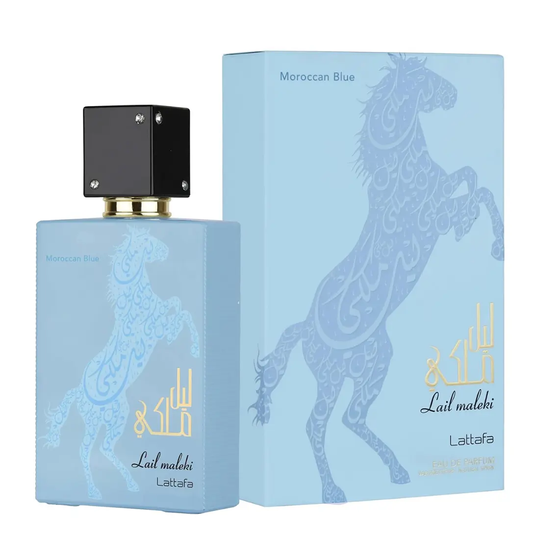 Lattafa Lail Maleki Moroccan Blue Unissexo Eau de Parfum 1