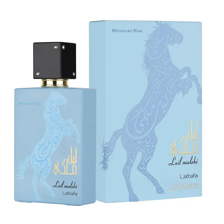 Lattafa Lail Maleki Moroccan Blue Unissexo Eau de Parfum 1