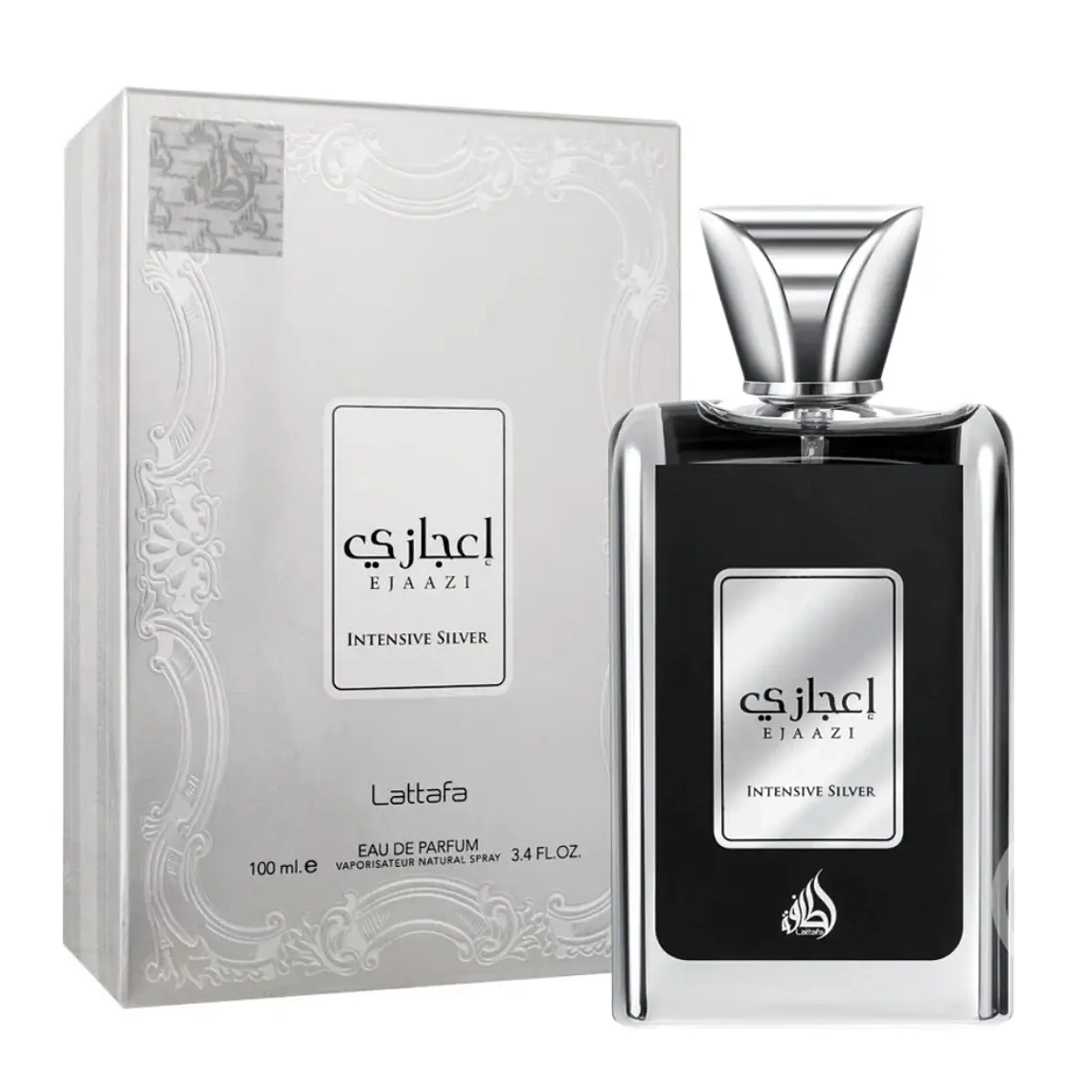 Lattafa Ejaazi Intensive Silver Unissexo Eau de Parfum 1