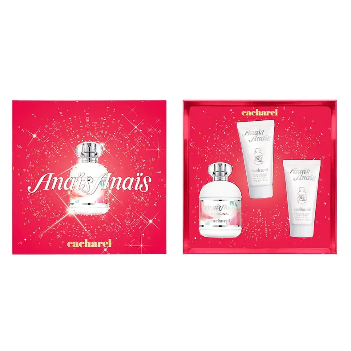 Coffret Cacharel Anais Anais Eau de Toilette 100ml 3 unidades 2