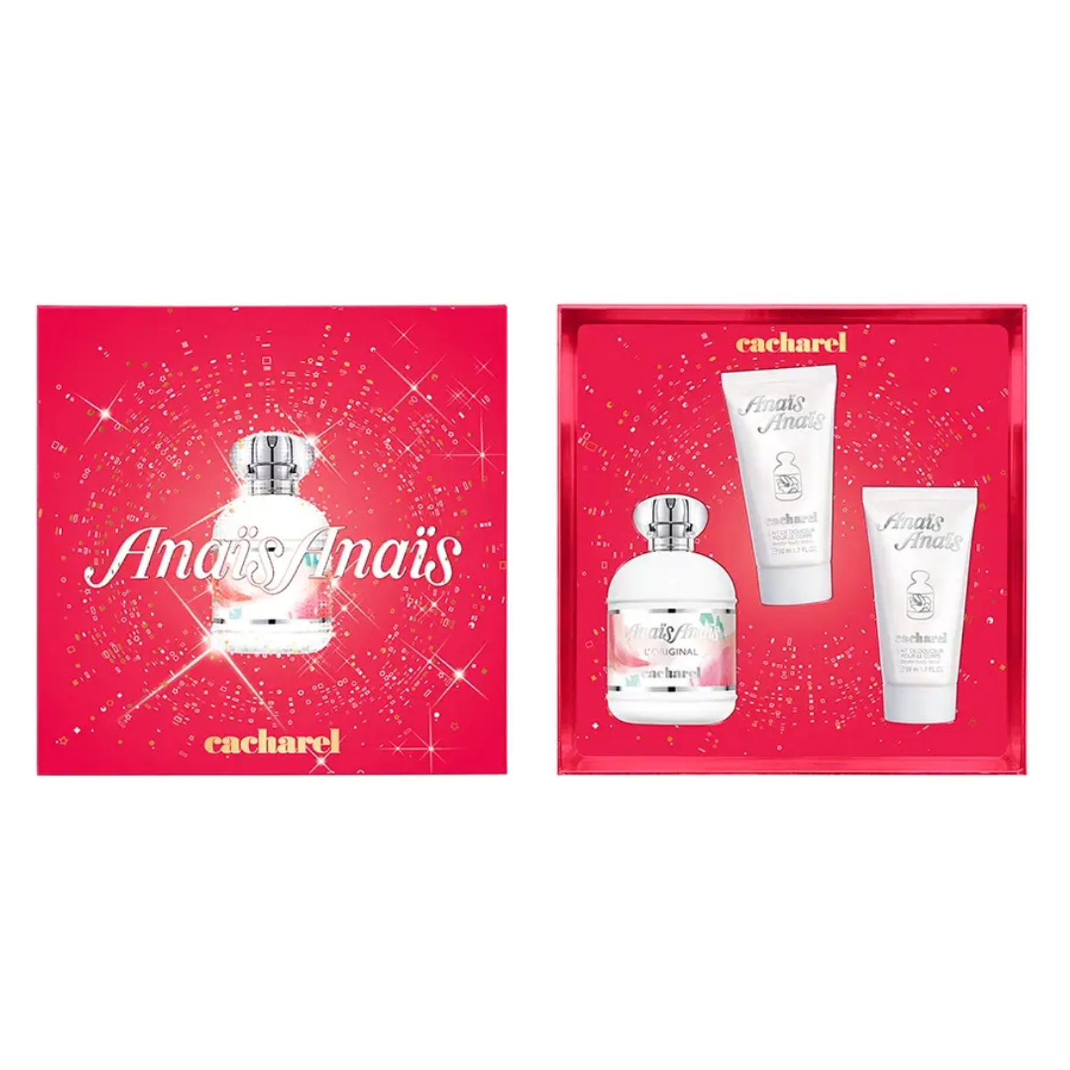 Coffret Cacharel Anais Anais Eau de Toilette 100ml 3 unidades 2