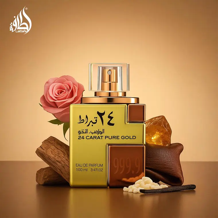 Lattafa 24 Carat Pure Gold Unissexo Eau de Parfum 2