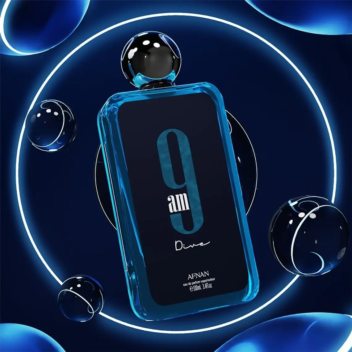 Afnan 9 Am Dive Unissexo Eau de Parfum 4