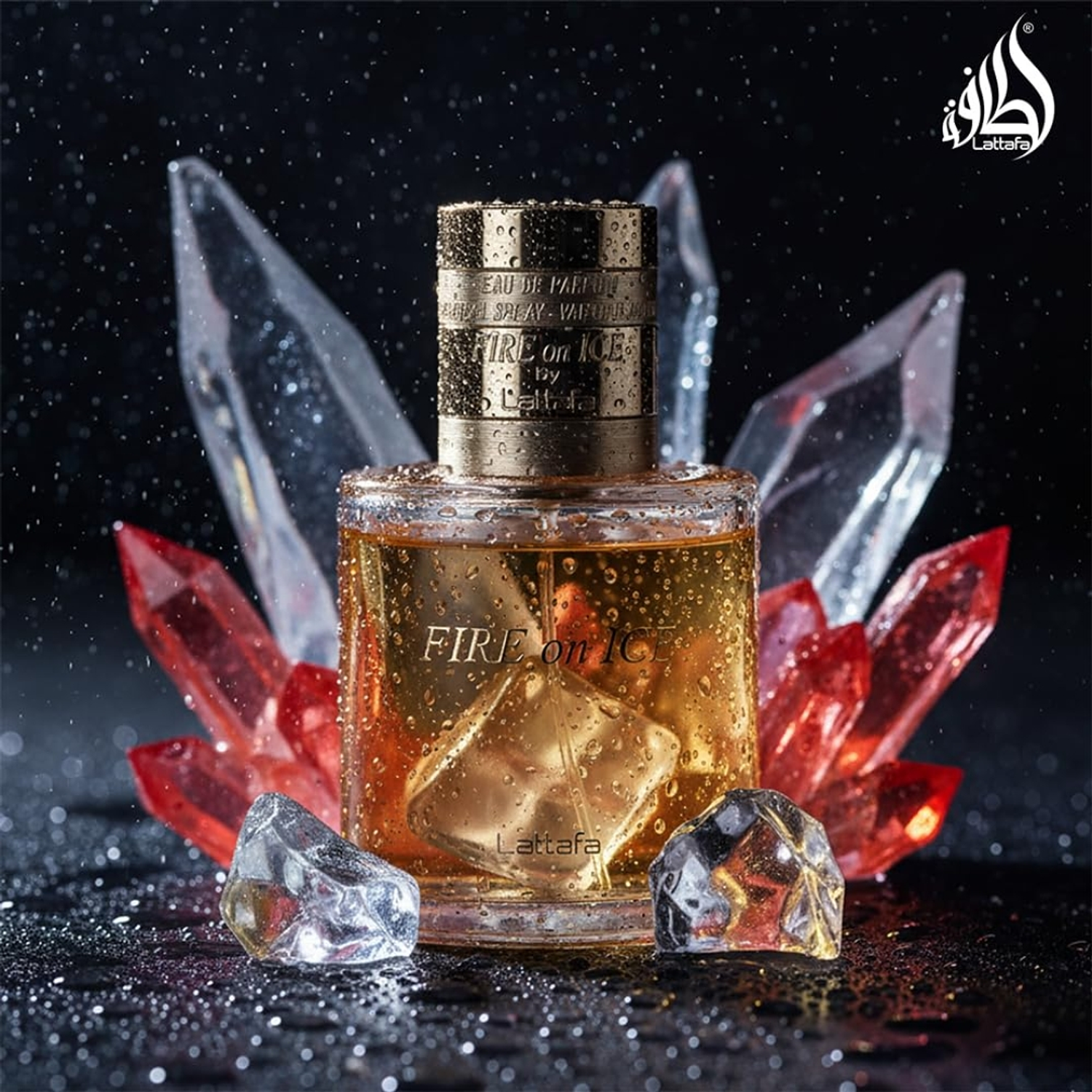 Lattafa Fire On Ice Unissexo Eau de Parfum 2