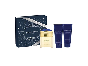 Coffret Boucheron Homme Eau de Parfum 100 ml + Bálsamo After-Shave 100 ml e Gel de Banho 100 ml