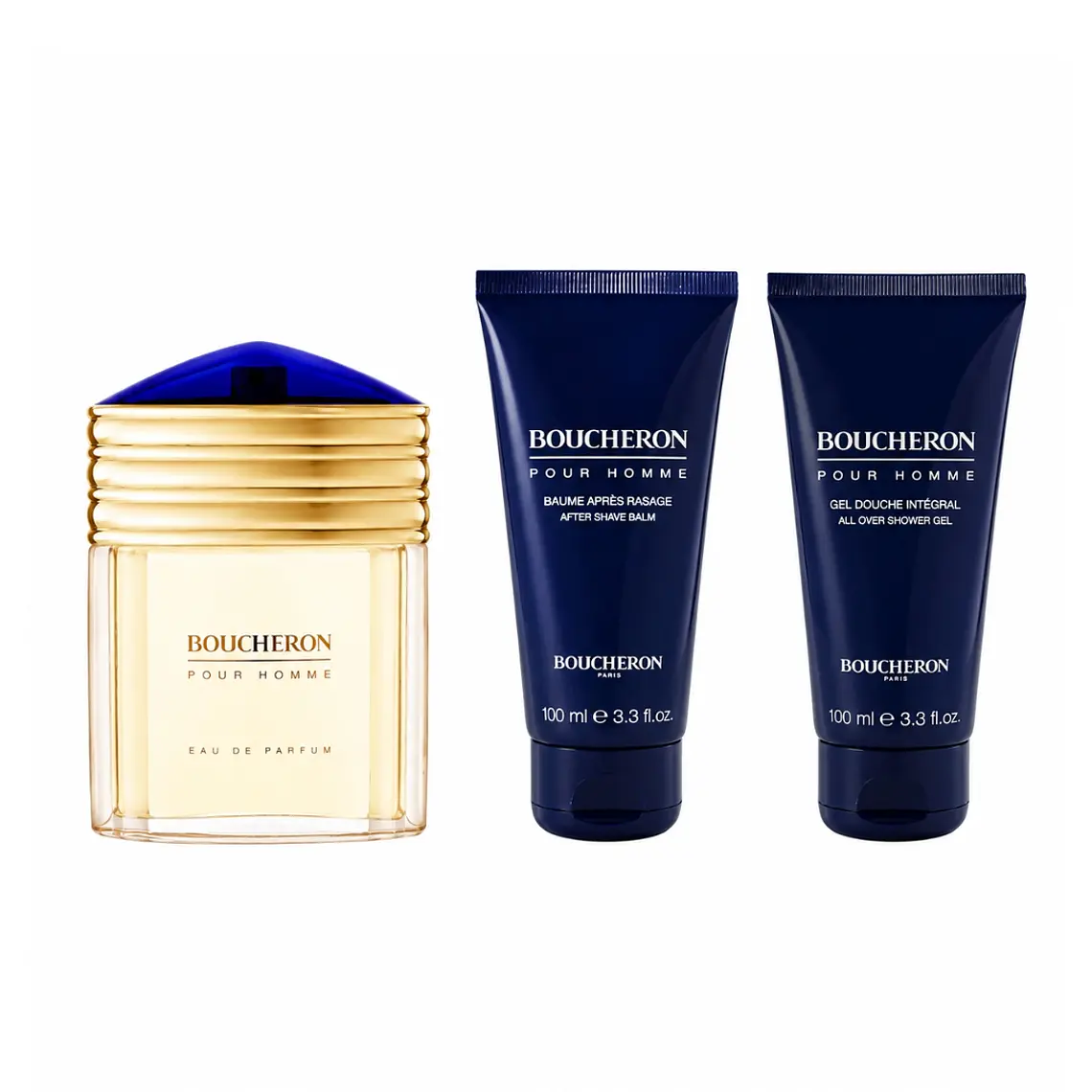 Coffret Boucheron Homme Eau de Parfum 100 ml + Bálsamo After-Shave 100 ml e Gel de Banho 100 ml 2