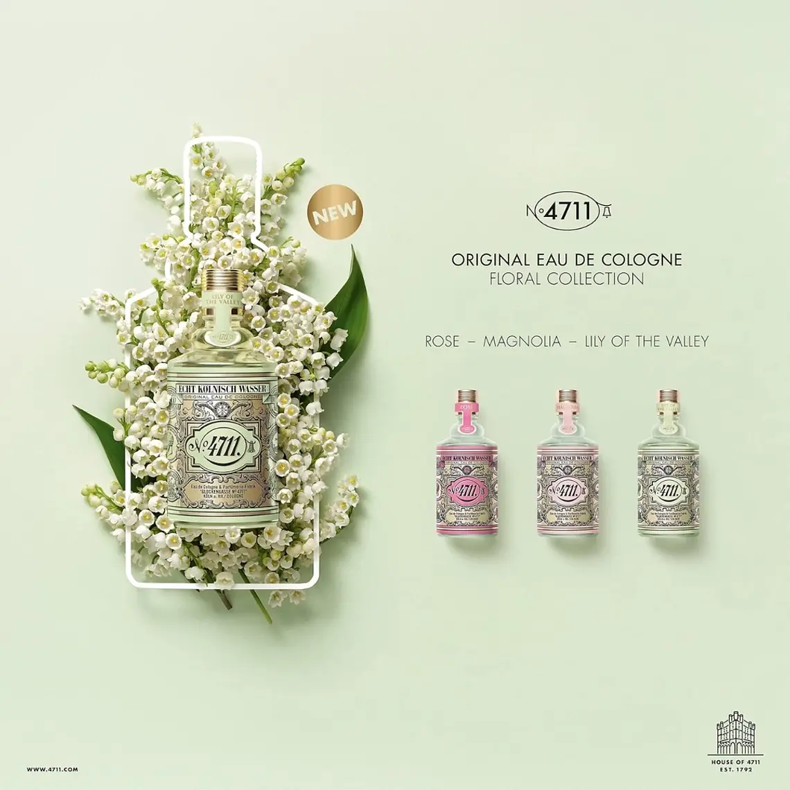 4711 Floral Collection Lily Of The Valley Eau De Cologne 2