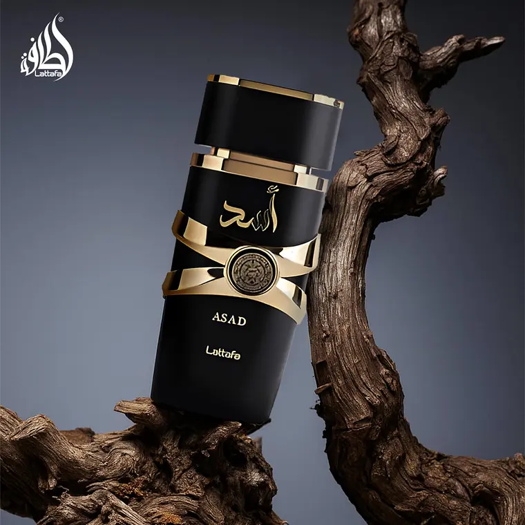 Lattafa Asad Eau de Parfum 100ml + Air Freshner 300 ml + Perfumed Spray 200ml 5