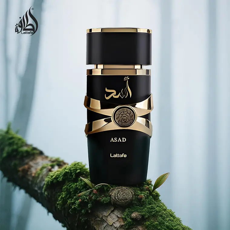 Lattafa Asad Eau de Parfum 100ml + Air Freshner 300 ml + Perfumed Spray 200ml 6