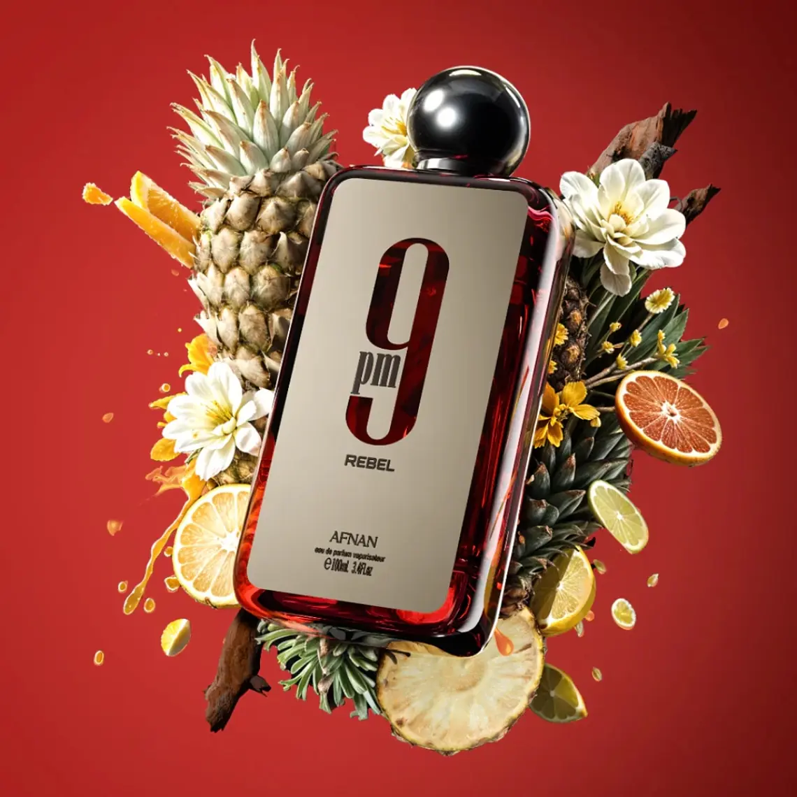 Afnan 9pm Rebel Unissexo Eau de Parfum 2
