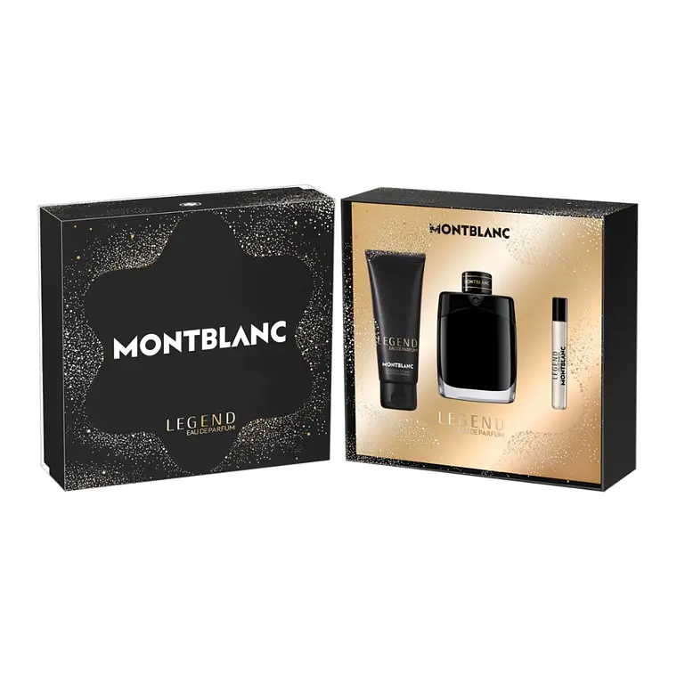 Coffret Montblanc Legend Eau de Parfum 100ml + Eau de Parfum 7,5ml + Gel de Banho 100ml 2