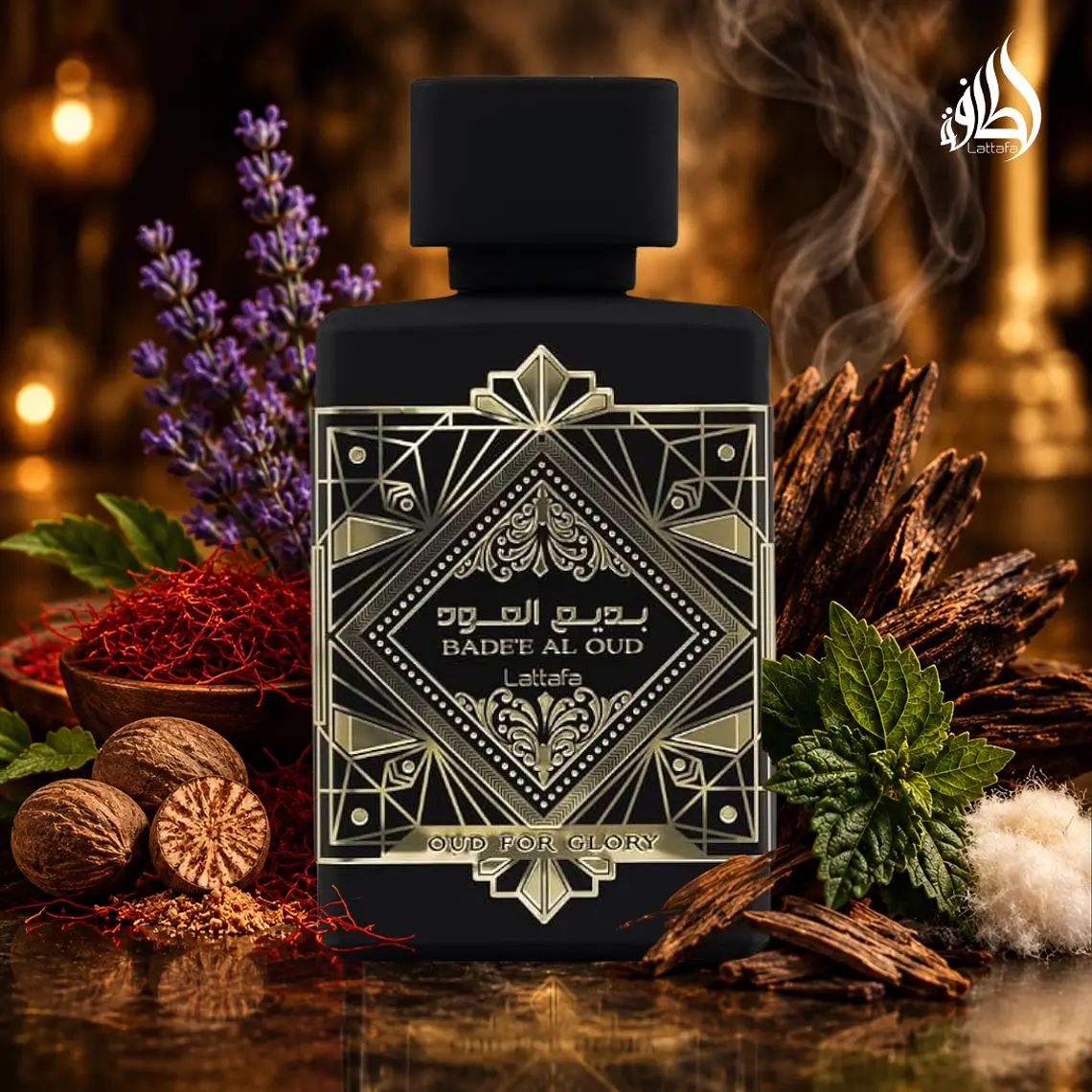 Lattafa Bade'e Al Oud Oud for Glory Unissexo Eau de Parfum 4