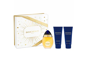 Coffret Boucheron Femme Eau de Parfum 100 ml + Leite Corporal 100 ml + Gel de Banho 100 ml